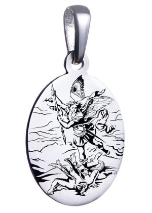 Medaille Heiliger Erzengel Michael - silber