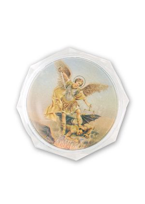Rosenkranz-Etui - Hl. Erzengel Michael, transparent