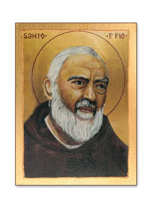 Ikone - Hl. Pater Pio 15 x 20 cm