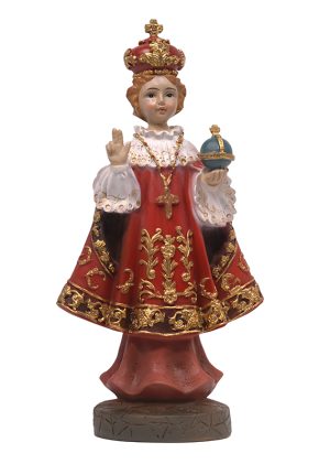Statue Prager Jesuskind, 20 cm, Polyresine, Vorderseite