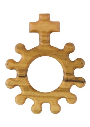 Finger-Rosenkranz aus Olivenholz